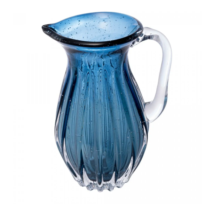 JARRA DE VIDRO ITALY AZUL 1,4 LITROS - WOLFF