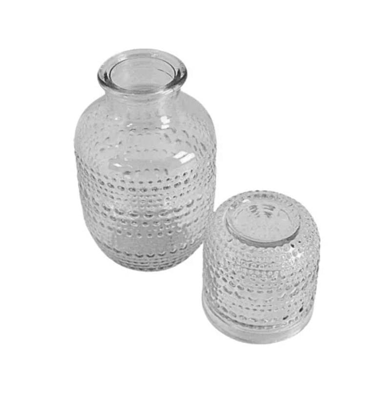 MORINGA DE VIDRO 550ML COM COPO 200ML - FLASHGOODS