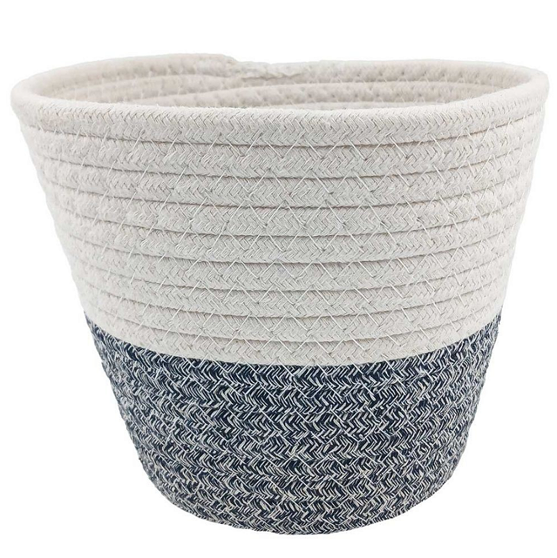 CESTO DECORATIVO ORGANIZADOR MULTIUSO DE POLIÉSTER KALEB 24X18X20CM CORES SORTIDAS - TOKYO DESIGN