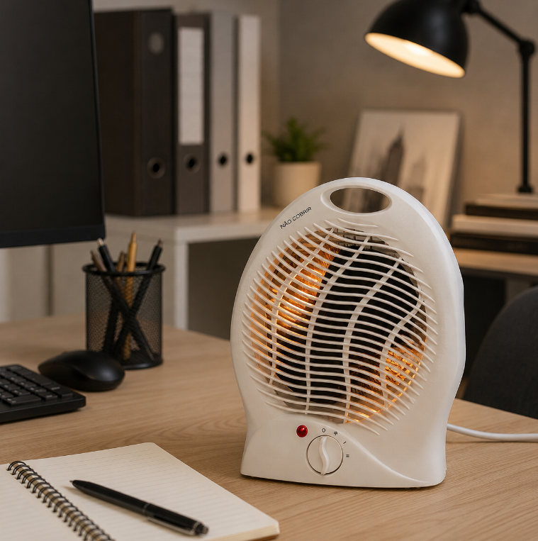 AQUECEDOR DE AR PARA AMBIENTES ELÉTRICO 220V 1000W - STARTOOLS