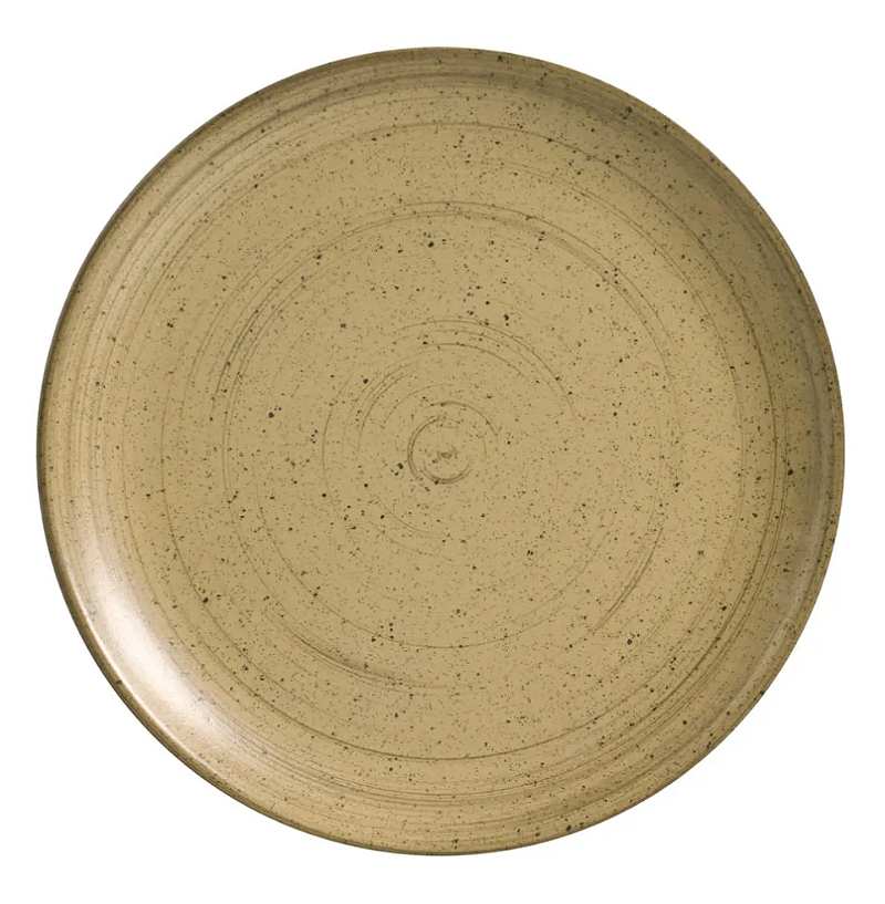 PRATO RASO DE CERÂMICA KYA SAND 29CM - ALLEANZA