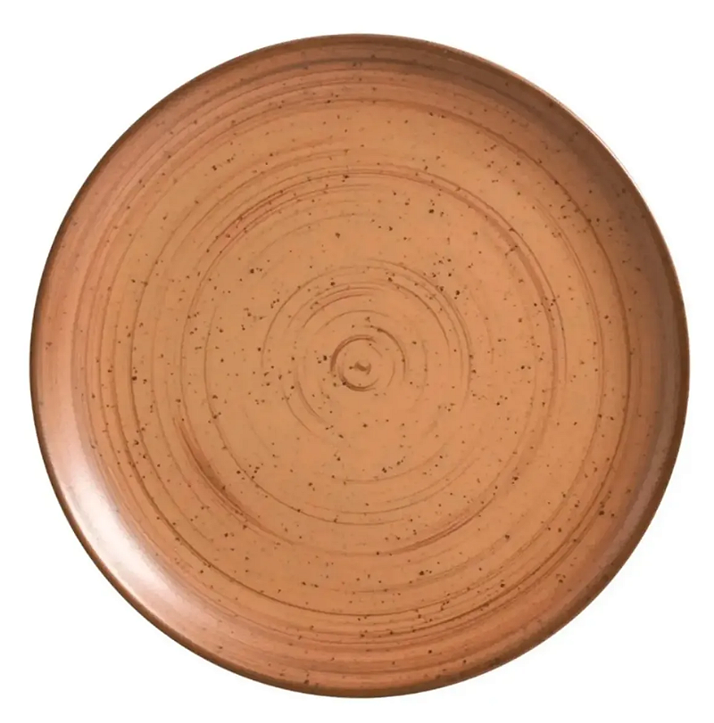 PRATO RASO DE CERÂMICA KYA TERRACOTA 29CM - ALLEANZA
