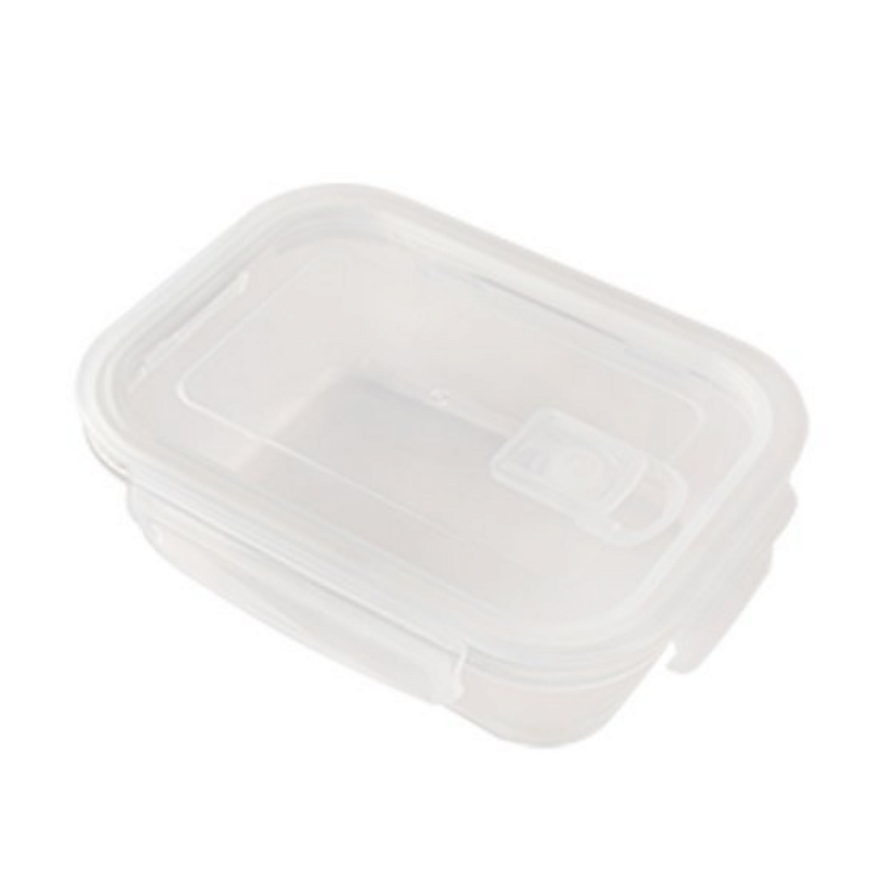 POTE HERMÉTICO DE VIDRO RETANGULAR 650ML 17X12CM - FLASHGOODS