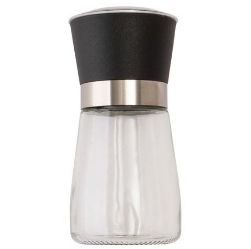 MOEDOR DE TEMPEROS DE AÇO INOX E VIDRO180ML 13CM - FLASHGOODS