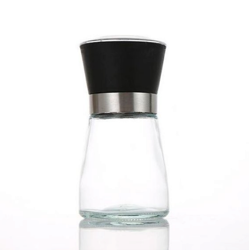 MOEDOR DE TEMPEROS DE AÇO INOX E VIDRO180ML 13CM - FLASHGOODS