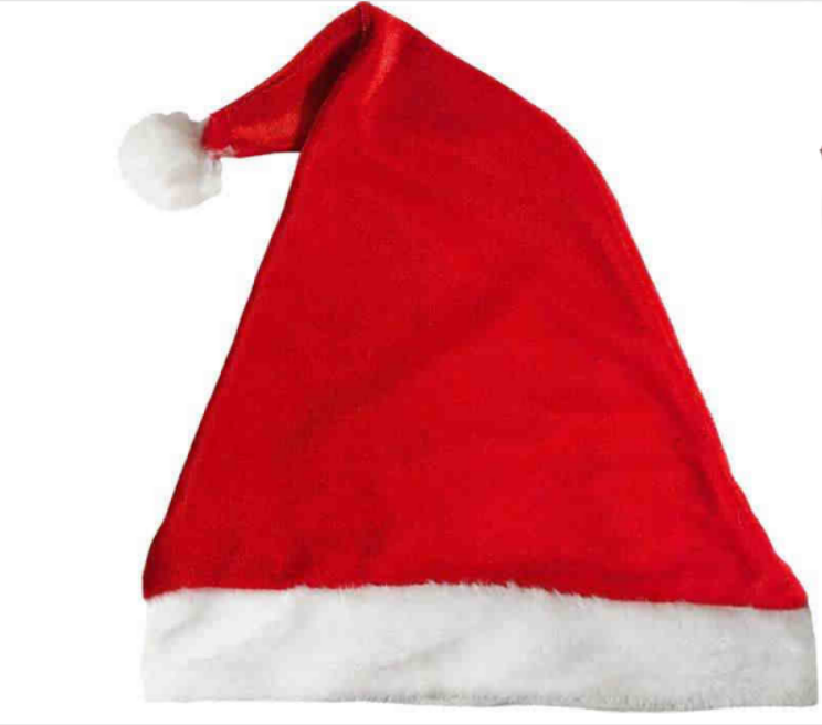 GORRO DE NATAL DE VELUDO PREMIUM - MULTIART