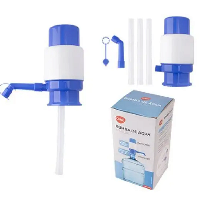 BOMBA MANUAL PARA GALÃO DE ÁGUA DE 10 OU 20 LITROS - CLINK