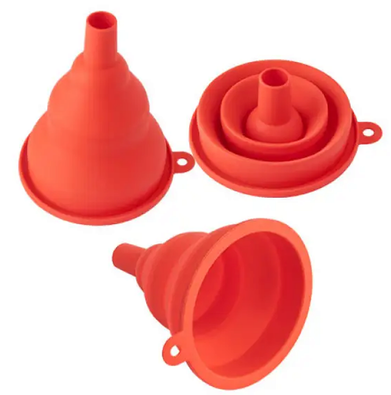 FUNIL DOBRÁVEL DE SILICONE 8,5CM - CLINK