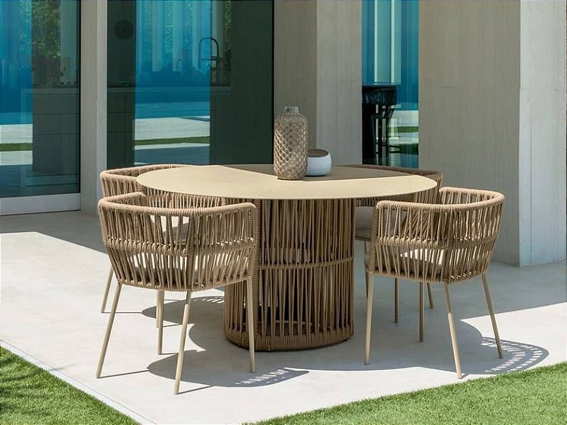 AI            k3- Conjunto de Mesa e 4 cadeiras tropical