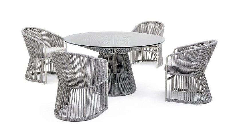 AM              k2- Conjunto Beautiful com 4 Cadeiras