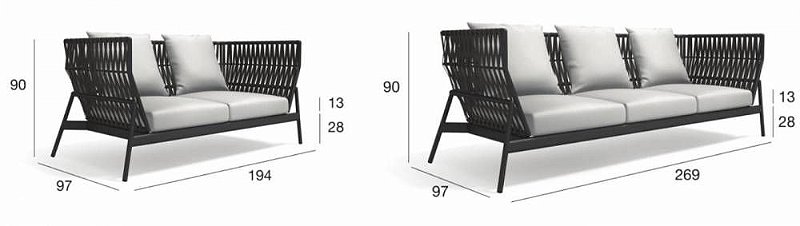 AA1    Sofá Life Sereno Modular 6 lugares