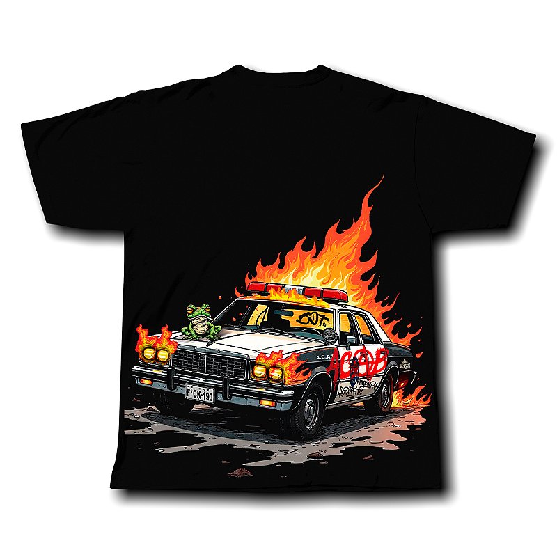 Camiseta Vandal - ACAB Burn