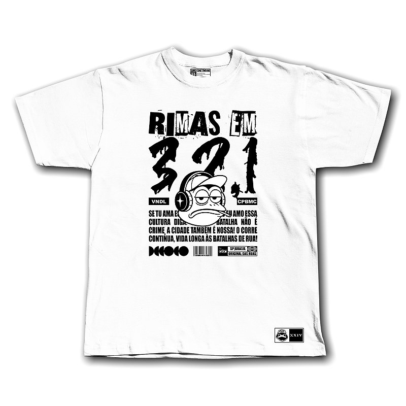 Collab CPBMC x Vandal - Rimas em 3, 2, 1 - Plus Size