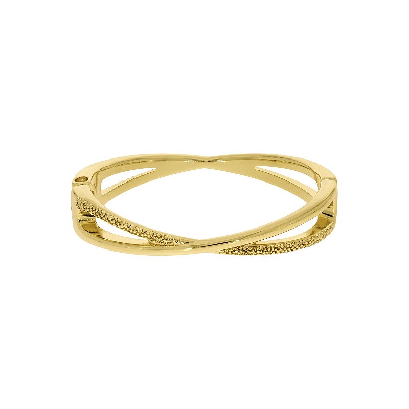 Braceletes Lisos e Trabalhados/ Pulseiras - Semijoias Banhada a Ouro 18K