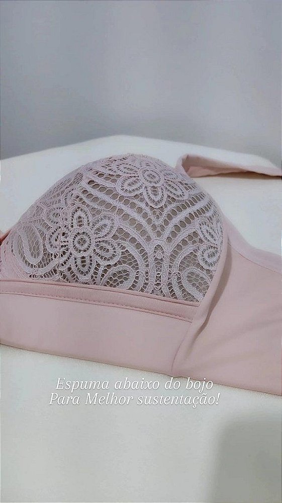 Conjunto Eloa de Sutiã e Calcinha Plus Size / Sutian e Calcinhas Com Bojo e Sem Aro.