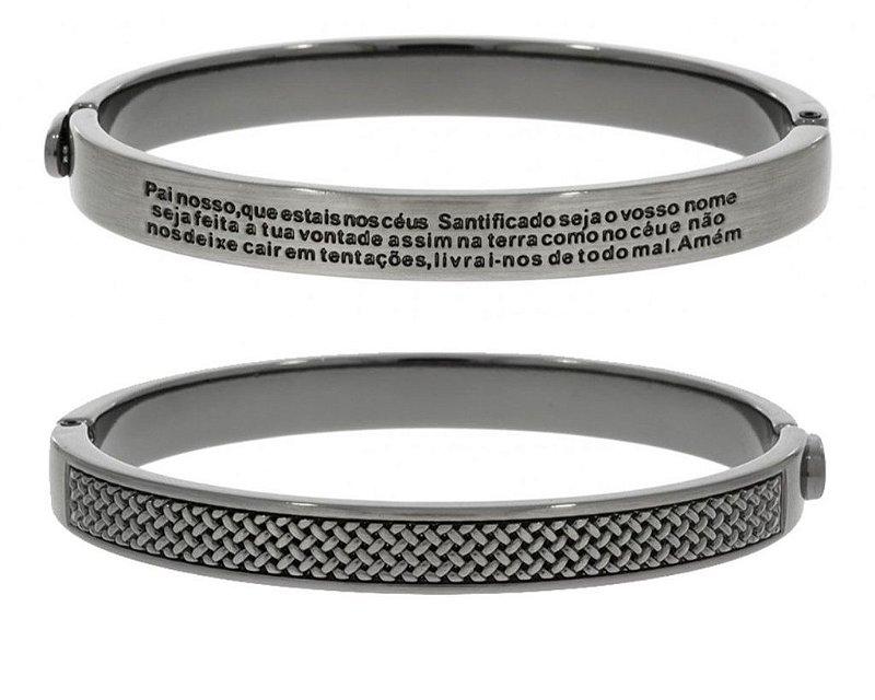 Bracelete Pai Nosso Masculino - ORAÇÃO
