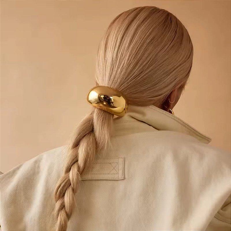 Elástico de Cabelo com Metal – Sofisticado pura Elegância e Estilo Boho Chic