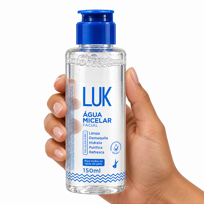 Água Micelar 5 em 1 Luk PAUND29 - Box c/ 12 unid