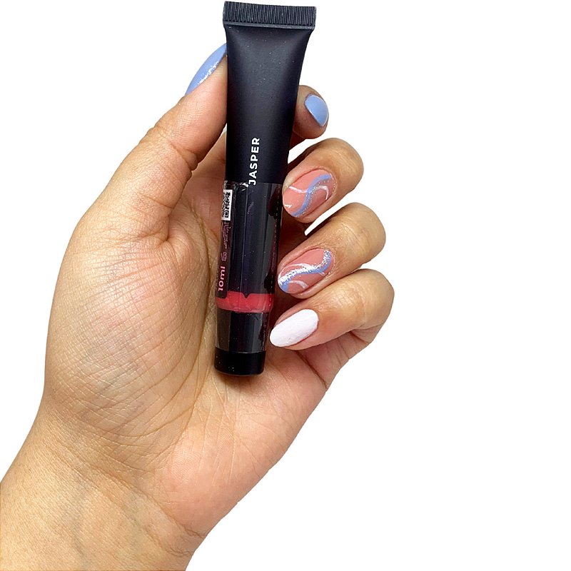 Lip Balm Jelly Jewel Jasper Obsidian Ruby Rose HB-7400-3 - Box c/ 12 unid