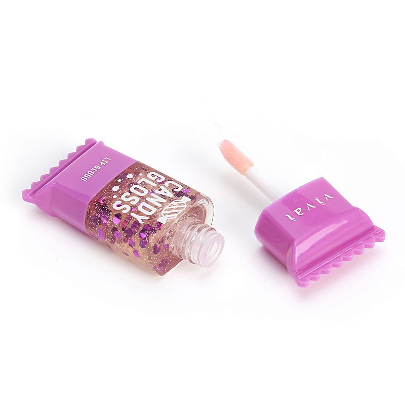 Lip Gloss Candy Gloss Vívai 3079.1.1 - Box c/ 24 unid