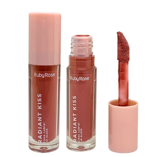 Lip Gloss Radiant Kiss Ruby Rose HB-L6400 - Kit c/ 06 unid