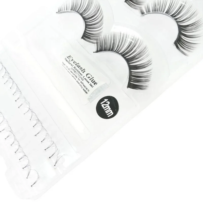 Kit Cílios Postiços com Cola Mandala MC009