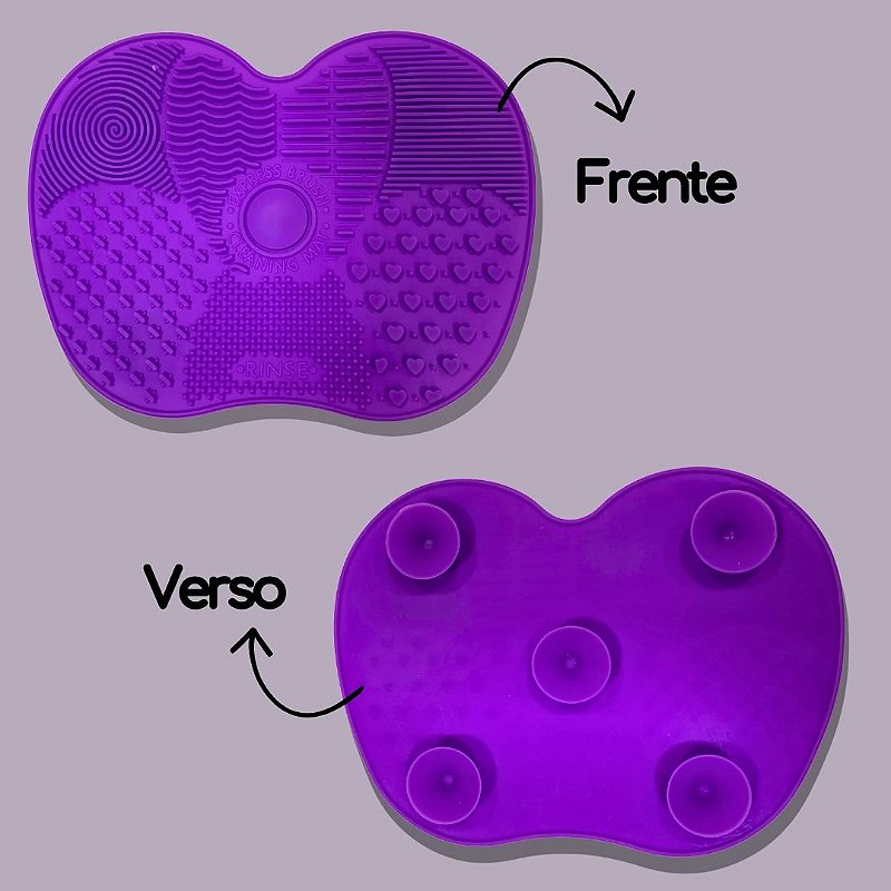 Tapete de Silicone para Limpeza de Pincéis - Pcte c/ 12 unid