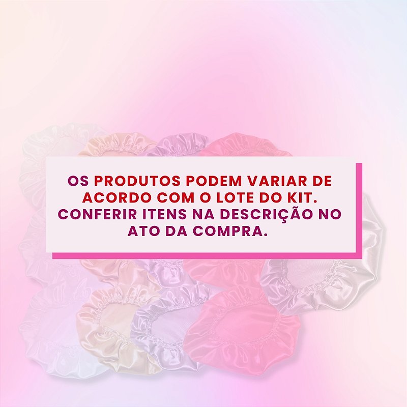 Kit 25 Toucas de Cetim