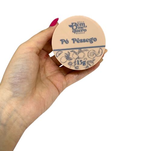 Pó Facial Pêssego Bella Bem Me Quero