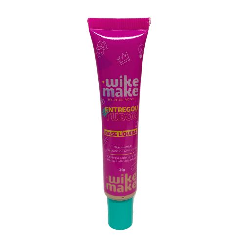 Base Líquida #EntregouTudoo Wike Make WK017/B - Kit c/ 04 unid