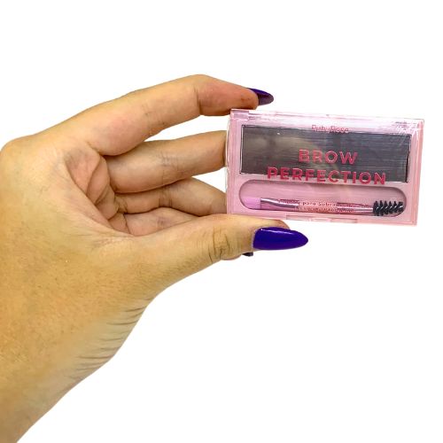 Sombra para Sobrancelhas Duo Brow Perfection Ruby Rose HB-E2501 - Kit c/ 06 unid
