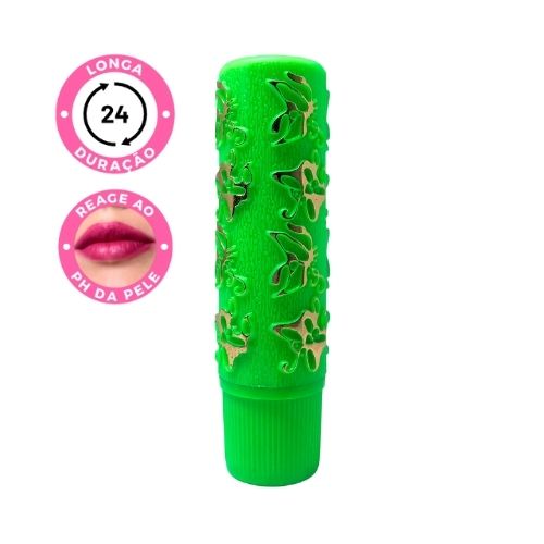 Batom Bastão Mágico Verde Mia Make 374- Box c/ 12 unid