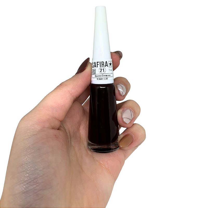 Esmalte Amora Cremoso N° 21 Safira