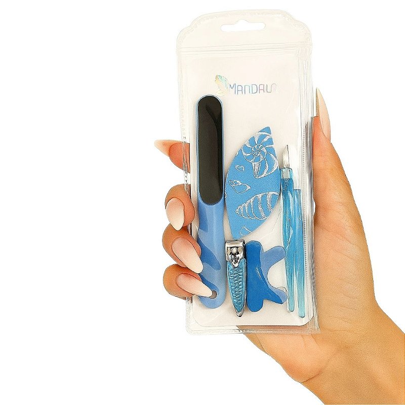 Kit Manicure com 06 peças Mandala MM4018