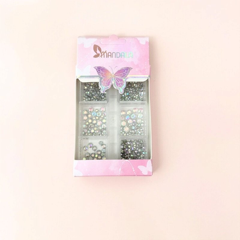 Strass de Decoração para Unhas Mandala MM5010 / MM5011 - Pcte c/ 12 unid