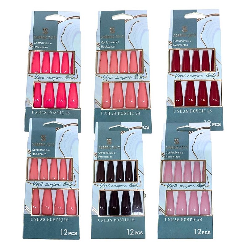 Unhas Postiças Autocolantes Sabrina Sato SP1210