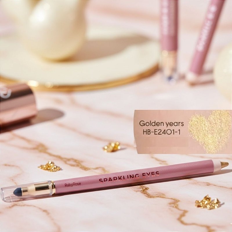 Lápis de Olho Sparkling Eyes Golden Years Ruby Rose HB-E2401-1