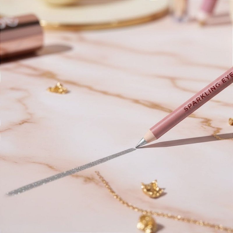 Lápis de Olho Sparkling Eyes Silver Rain Ruby Rose HB-E2401-2