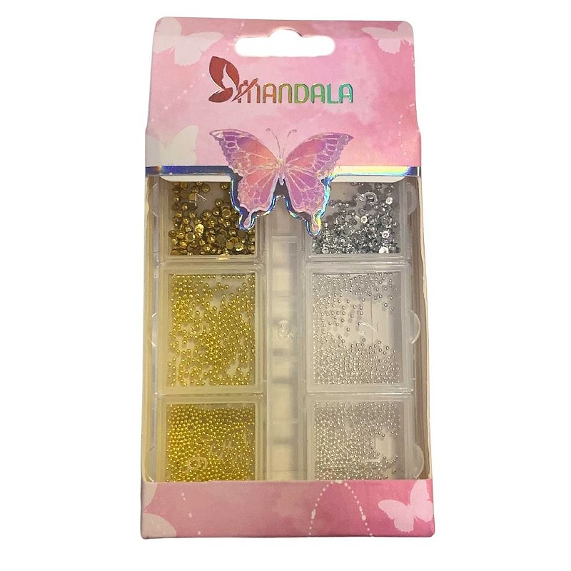 Strass de Decoração para Unhas Mandala MM5012