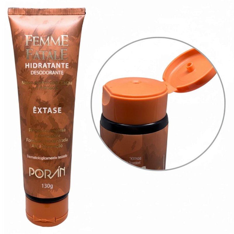Poran - Hidratante Desodorante Êxtase Femme Fatale Porán PR350 - Kit c/ 03 unid