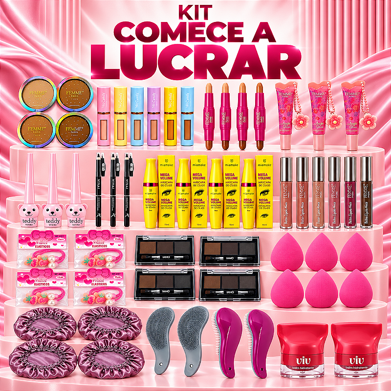Kit Comece a Lucrar - 58 Itens