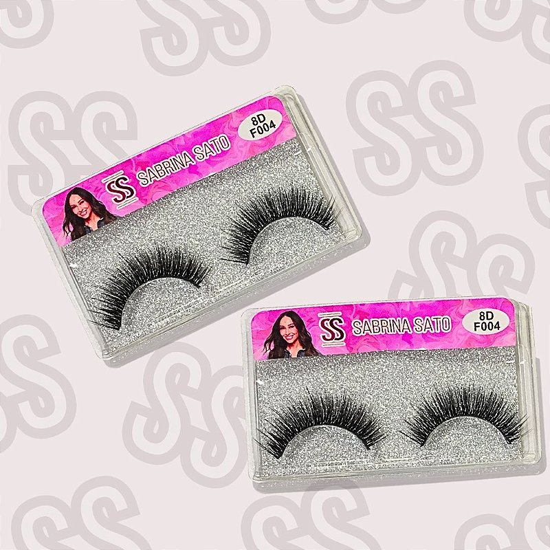 Cílios Postiços 8D F004 Sabrina Sato SP3174 - Box c/ 10 unid