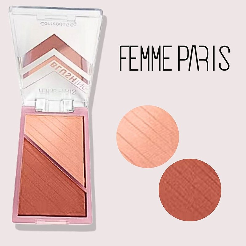 Blush Duplo Blushing Femme Paris FR054 - Box c/ 24 unid
