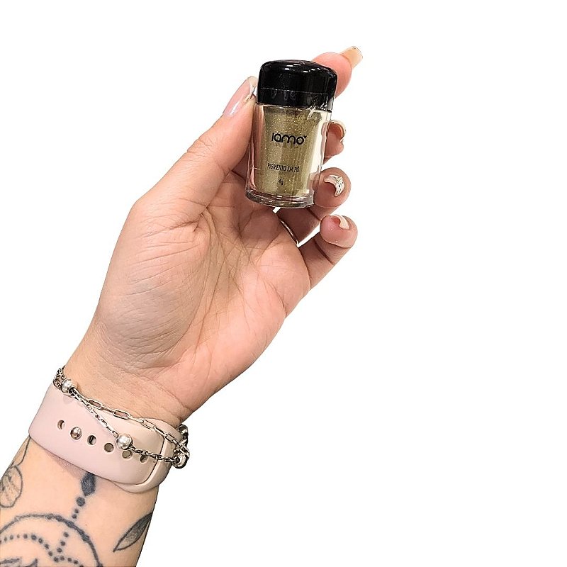 Sombra Pigmento Glitter em Pó Shine Midnight Iamo YS43443 Cor 03