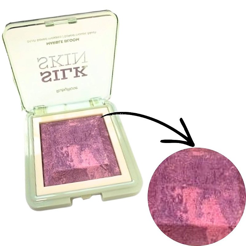 Blush Marble Bloom Mosaico Silk Skin Ruby Rose HB-F1001 Midnight Mauve