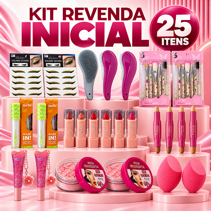 Kit Revenda Inicial - 25 Itens