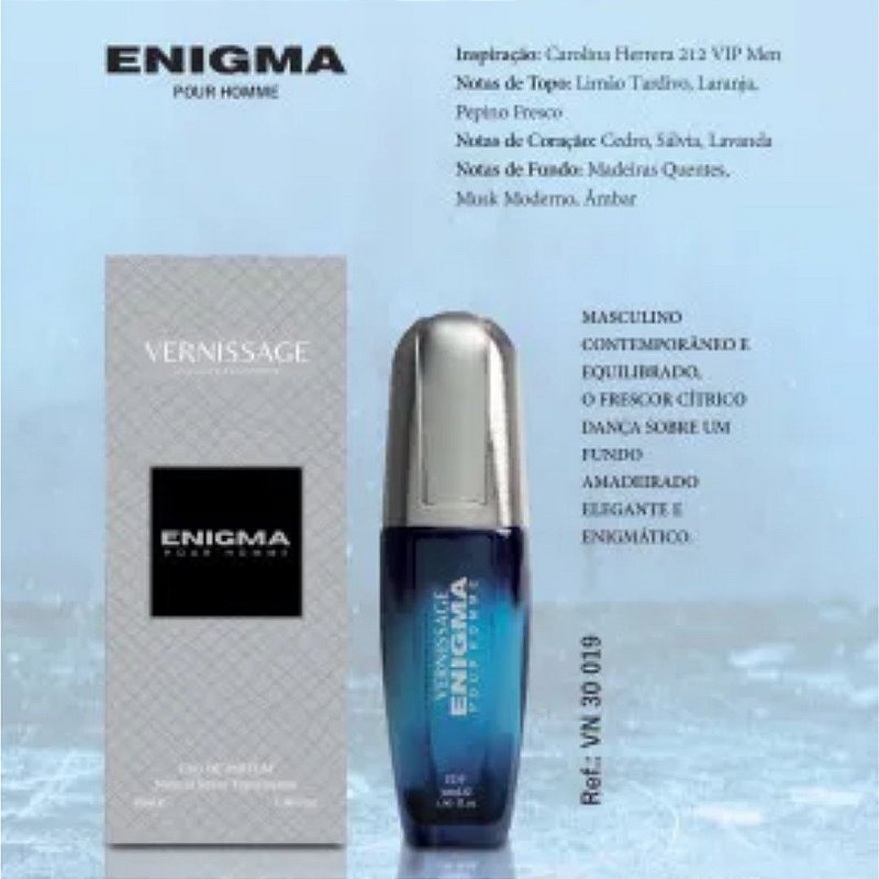 Perfume Enigma Pour Homme 30ml Vernissage