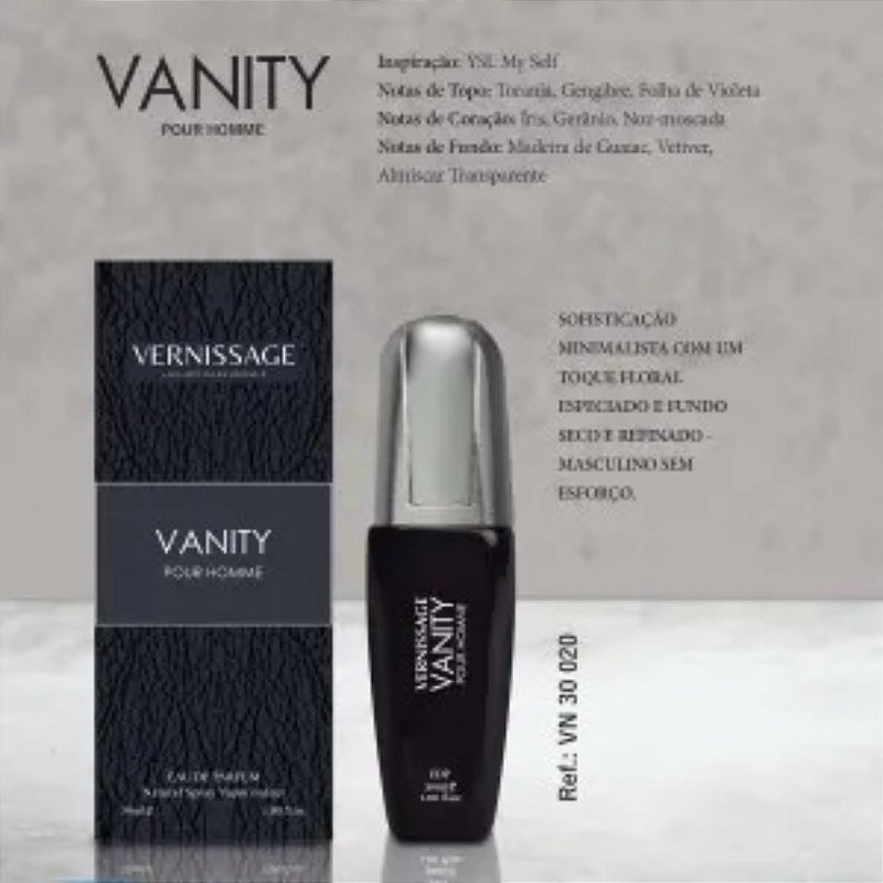 Perfume Vanity Pour Homme 30ml Vernissage