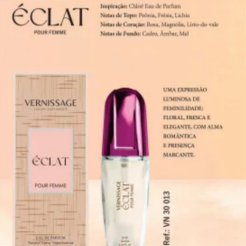 PERFUME ÉCLAT POUR FEMME 30ML VERNISSAGE - KIT C/ 03 UNID