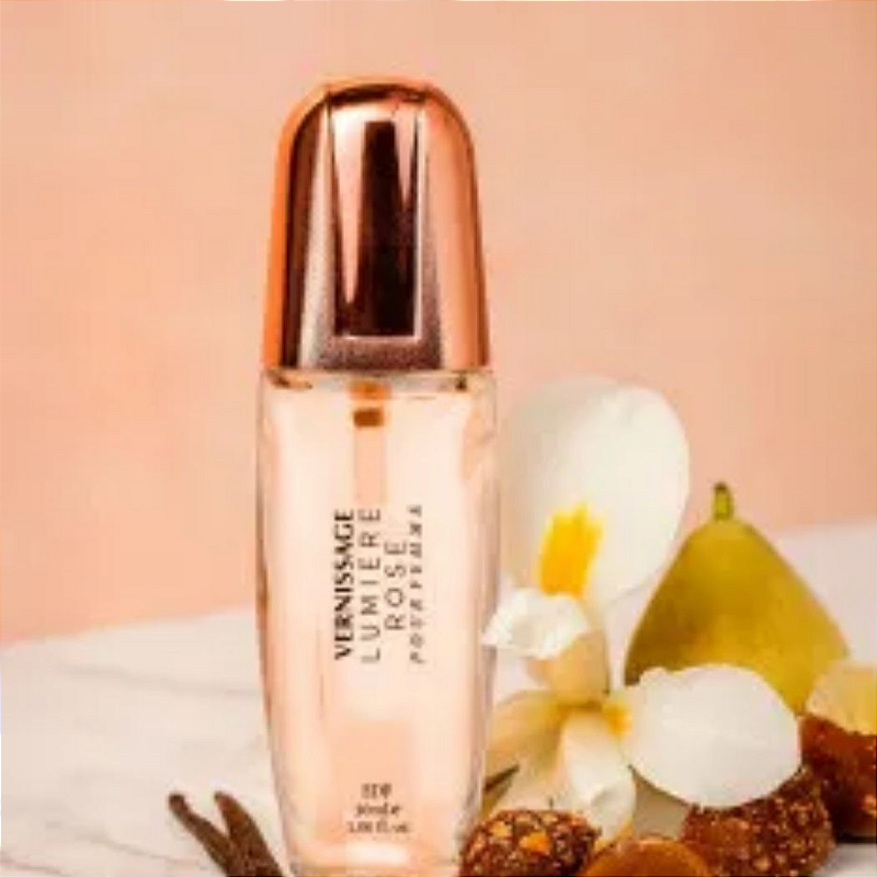 PERFUME LUMIERE ROSE POUR FEMME 30ML VERNISSAGE - KIT C/ 03 UNID
